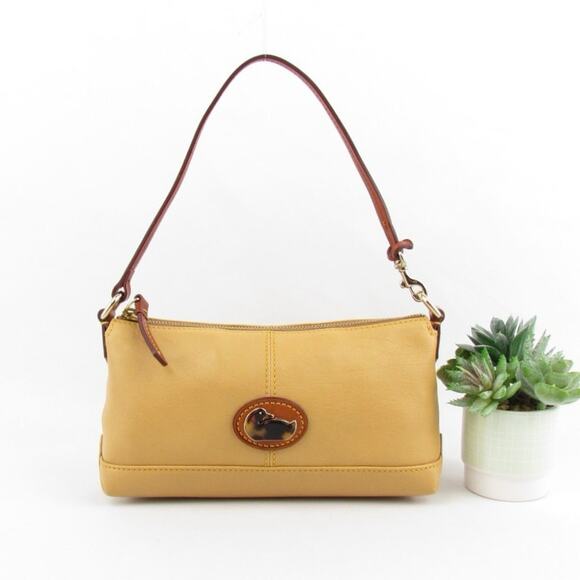 Dooney & Bourke Yellow Leather Bag - Picture 1 of 9